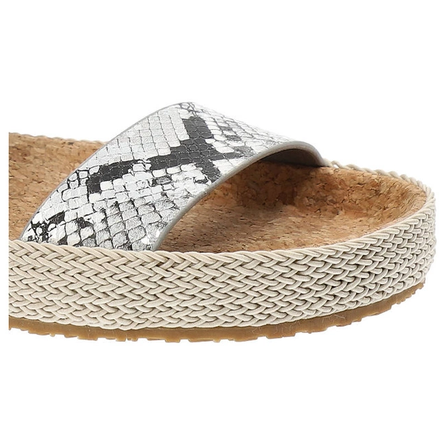 Šľapky Big Star - JJ274728 Biały Wąż