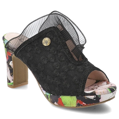 Šľapky LAURA VITA - Hicao 725 SL16028D-7 Noir