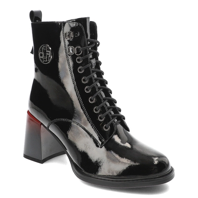 Členkové Topánky Filippo - DBT6316/24 BK RD Czarny Czerwony