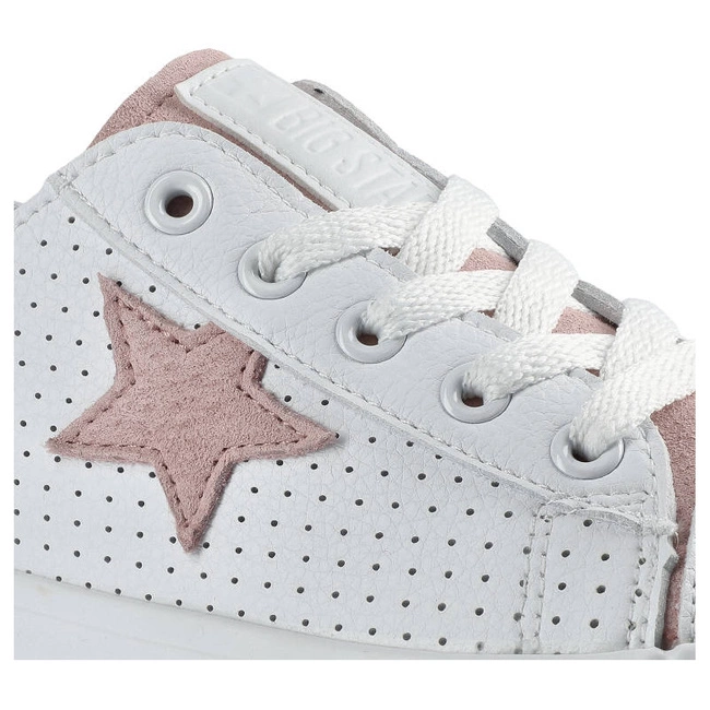 Plátenky Big Star - DD274691 Biały/Róż