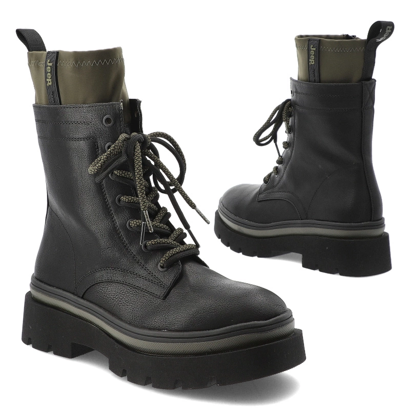 Členkové Topánky Jeep - JL42620A 993 Black/Olive