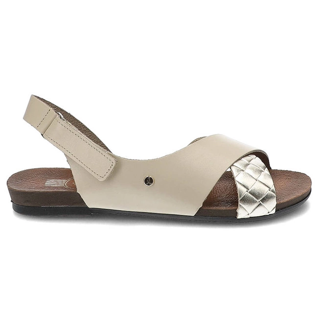 Sandále Lemar - 40141 Bf.Beż+Bf.Bari Złoto