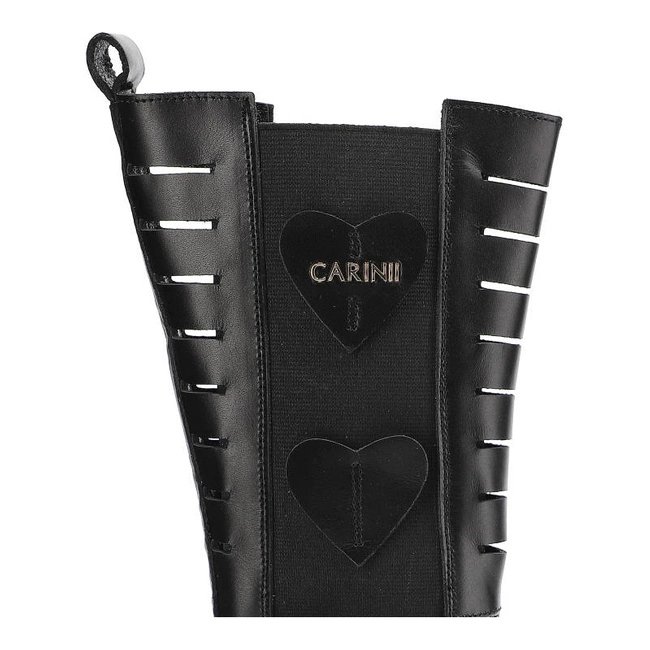 Čižmy Carinii - B7918_-E50-000-000-E81 Czarny