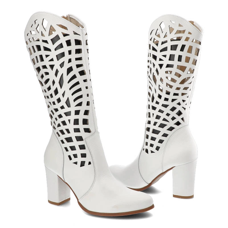 Čižmy Exquisite - 1423 Biały