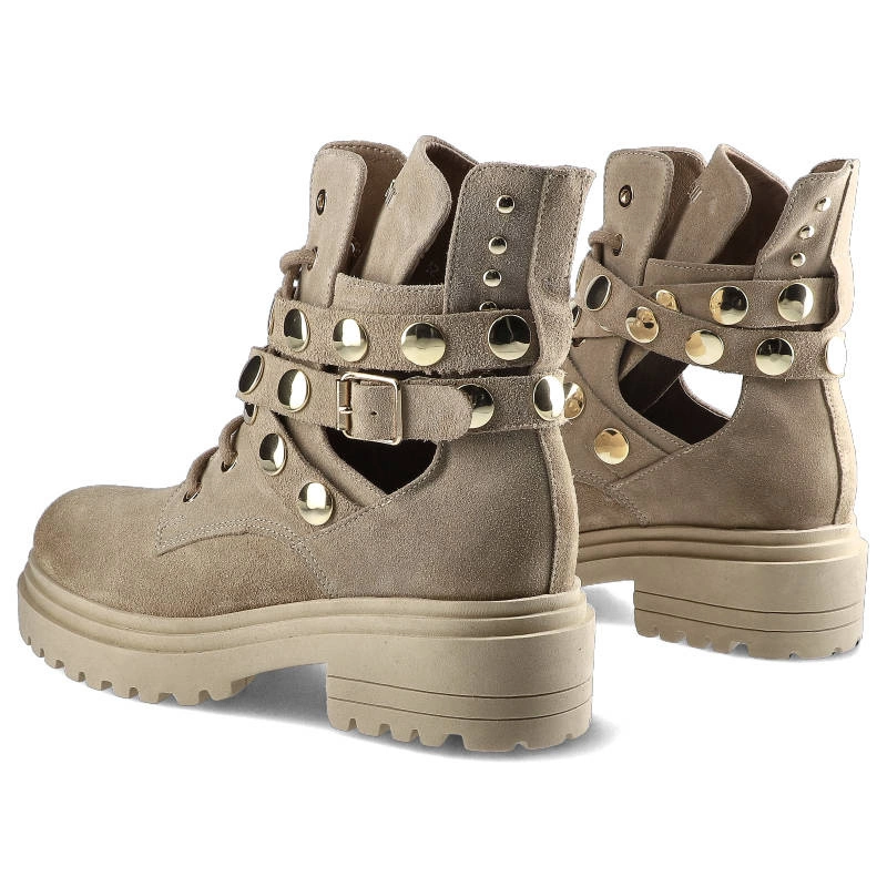 Členkové Topánky Carinii - B7004_-O17-000-000-E23 Beż