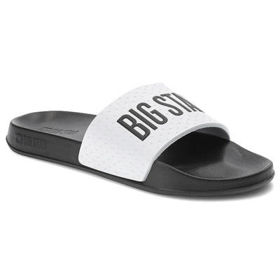 Šľapky Big Star - MM174320 Czarny/Biały
