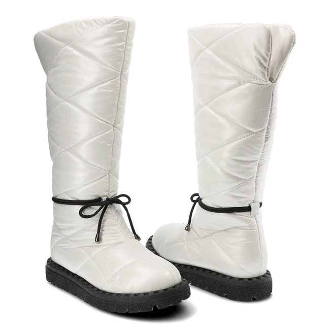 Čižmy Artiker - 51C0380 Biały