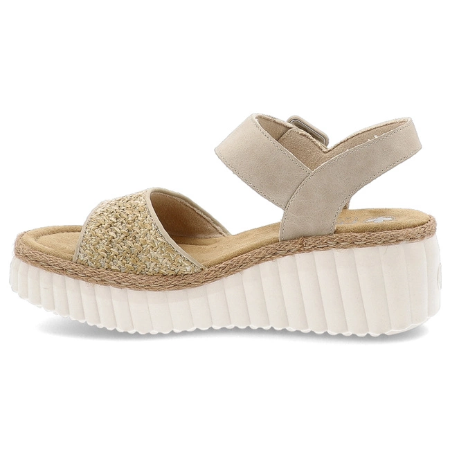 Sandále RIEKER - 69176-62 Beige