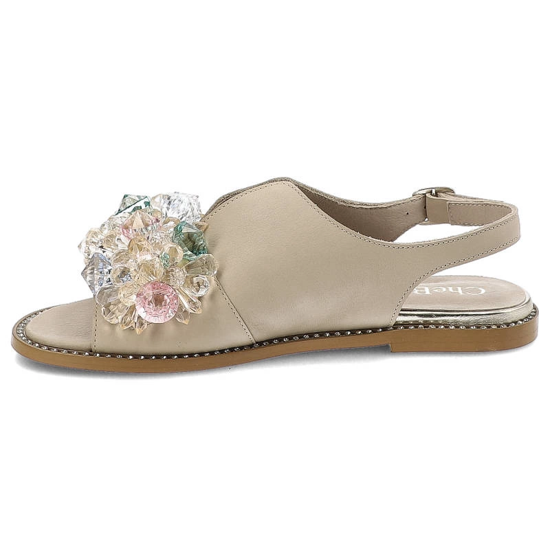 Sandále Chebello - 2937_-394-000-PSK-S130 Beżowy