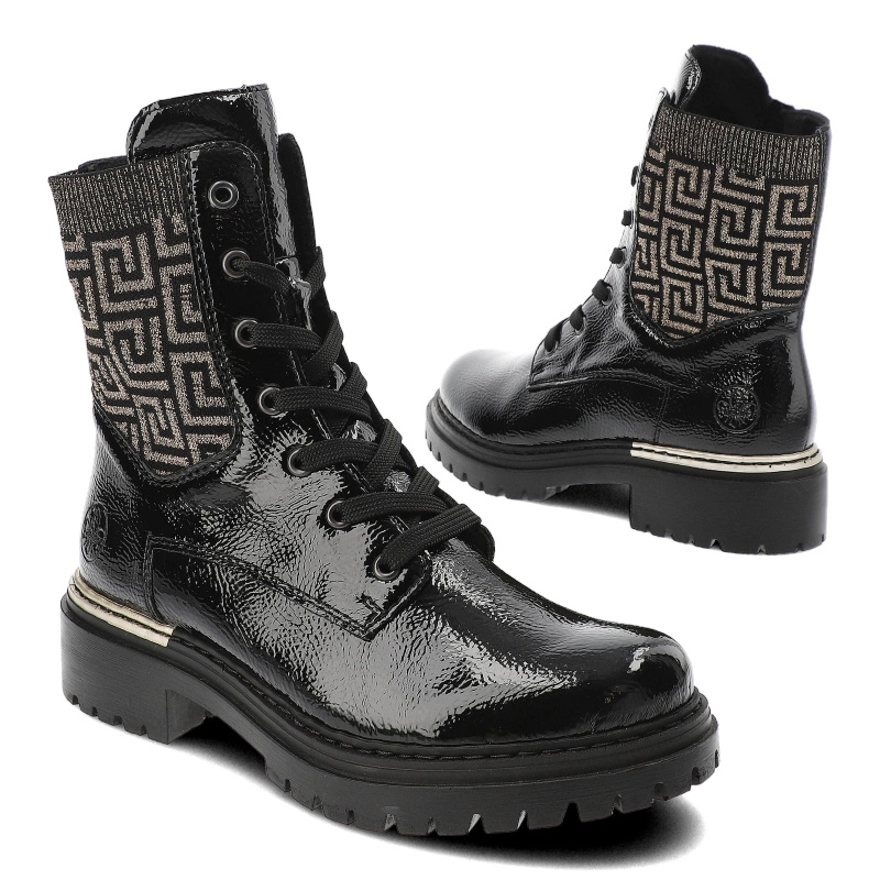 Členkové Topánky Rieker - 72607-00 Black Combination