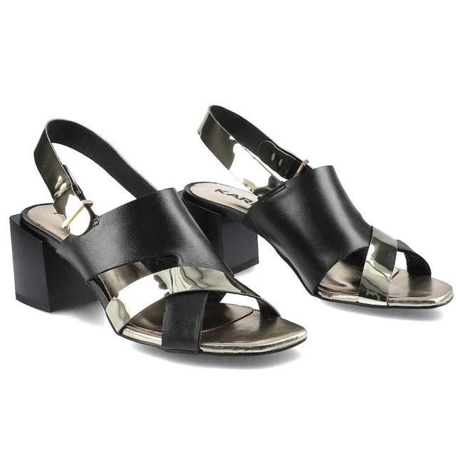 Sandále Karino - 3474/151-P Czarny/Złoty