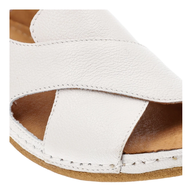 Sandále Pollonus - 5-1628-007 Biały Verona