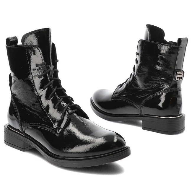 Členkové Topánky Lemar - 60407 Czarny Naplak