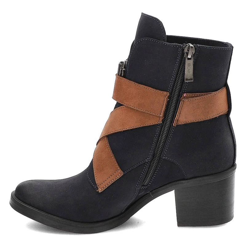 Členkové Topánky Carinii - B4053_K59-793-POL-861 Granat