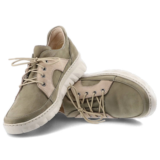 Poltopánky Wasak - 0578 Zielony Nubuk