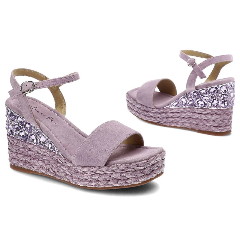 Sandále Alma en Pena - V23496 Suede Lilac