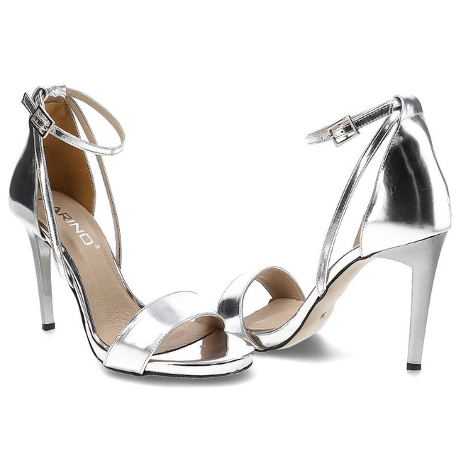 Sandále Karino - 4165/078-P Srebrny/Lico