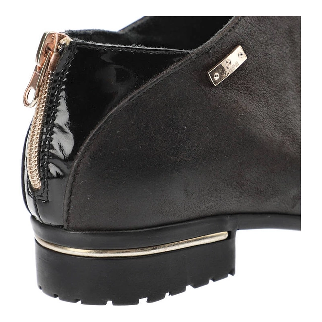 Poltopánky Carinii - B2139-360-037-000-769 Samuel 04/Lakier Czarny