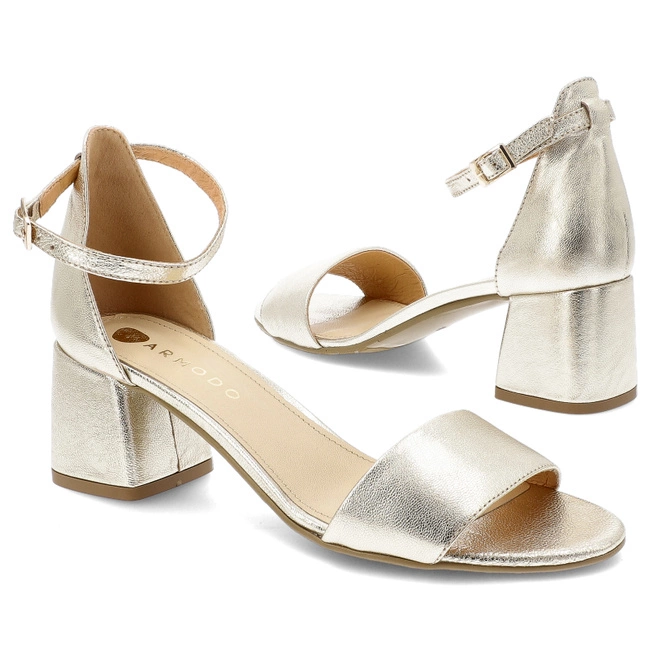 Sandále ARMODO - 1522 Złoty 2361