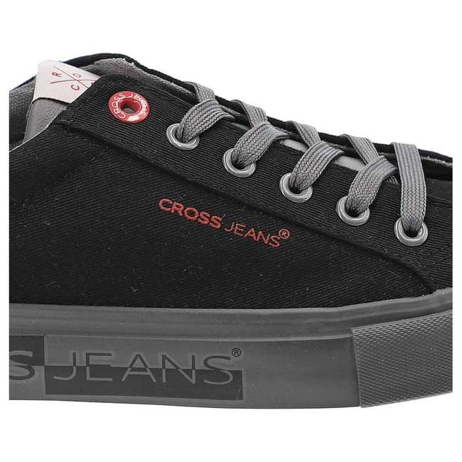 Plátenky Cross Jeans - JJ1R4026C Czarny