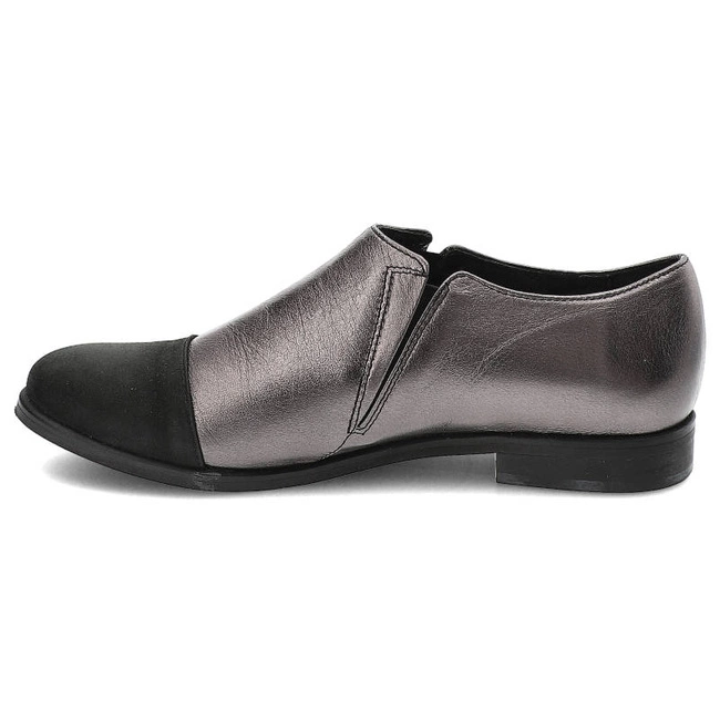 Poltopánky Karino - 1682/115-P Czarny/Srebrny