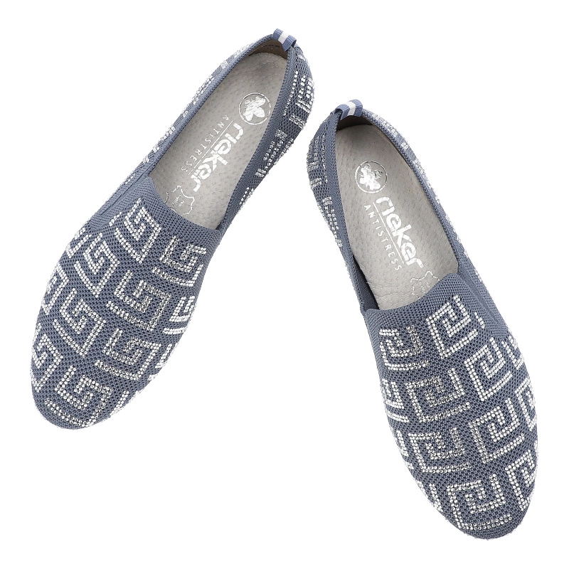 Baleríny RIEKER - 51953-12 Blue