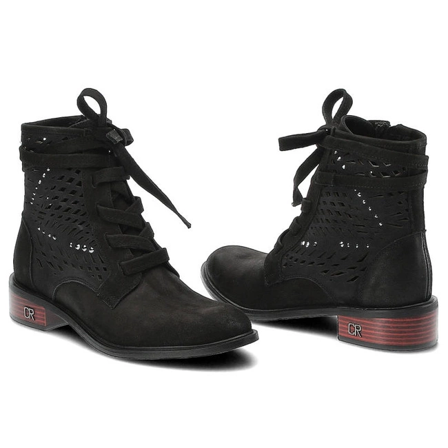 Členkové Topánky Carinii - B4317_-360-000-000-C58 Czarny