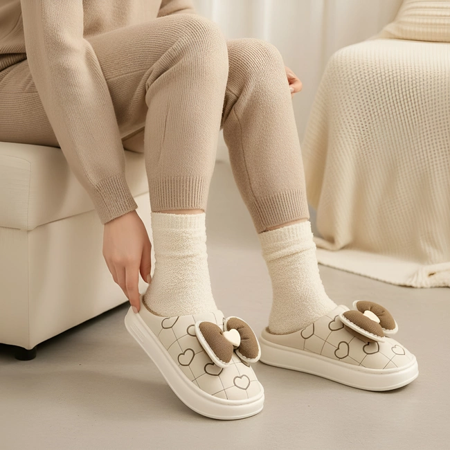 Papuče FILIPPO - DK7482/25 BE Beżowy