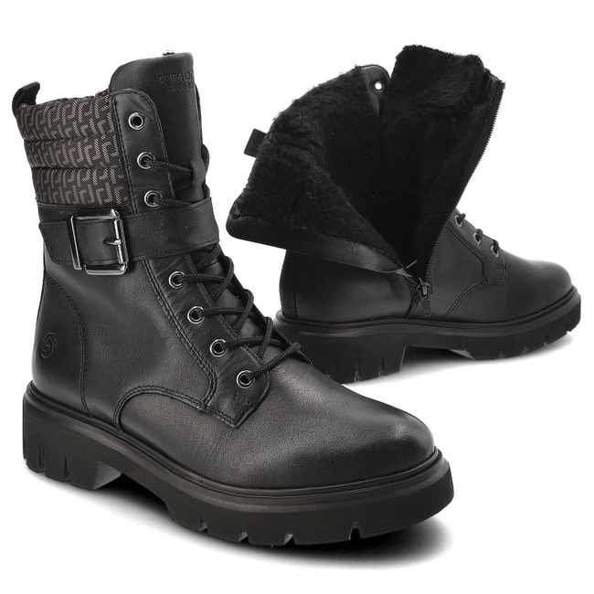 Členkové Topánky Remonte - D1W71-03 Black
