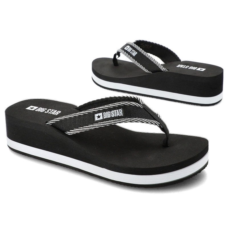 Šľapky Big Star - NN274A727 Czarny