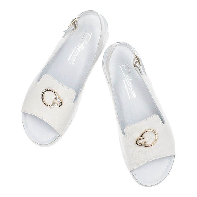 Sandále Pollonus - 5-1620-007 Biały Verona