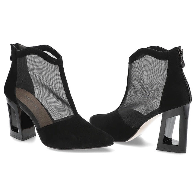 Členkové Topánky Damiss - DS-595/8 Czarny Zamsz