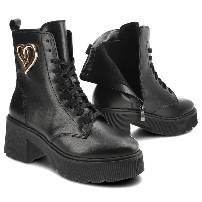 Členkové Topánky Armodo - 05143 Czarny