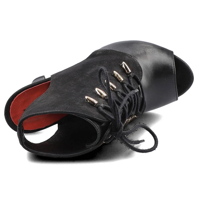 Členkové Topánky Carinii - B3329/OC_-G41-360-000-953 Midas Nappa Black/S04