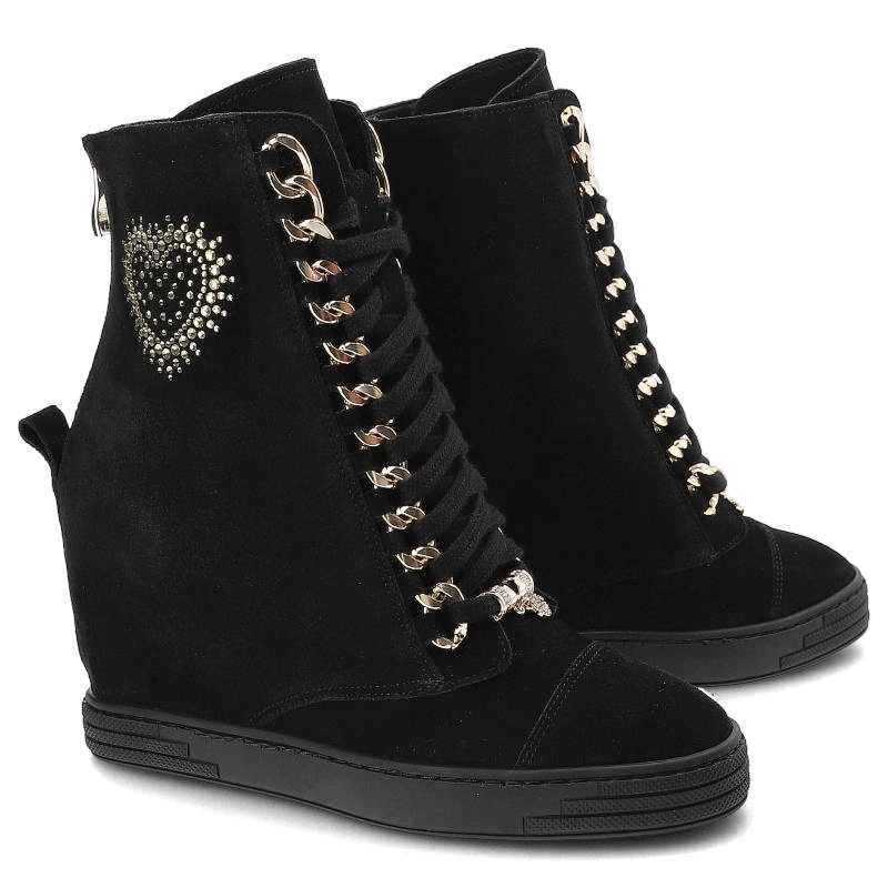 Tenisky Damiss - DS-706 Czarny Welur