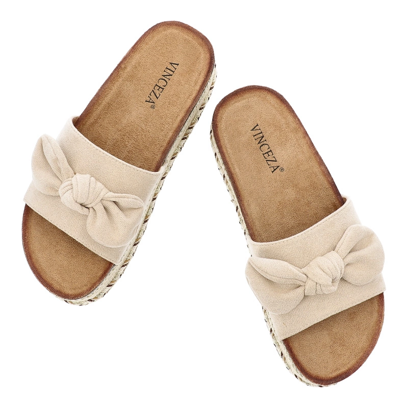 Šľapky VINCEZA - 16495 BE Beżowy