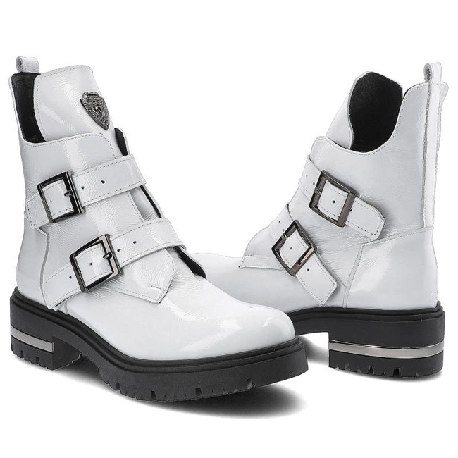 Členkové Topánky Lemar - 60310 Naplak Biały