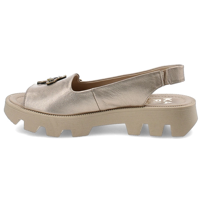 Sandále Karino - 5196/074-P Złoty/Lico