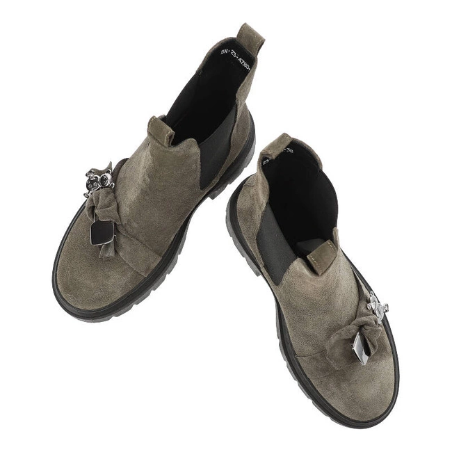 Členkové Topánky Karino - 4780/066-F Zielony/Welur