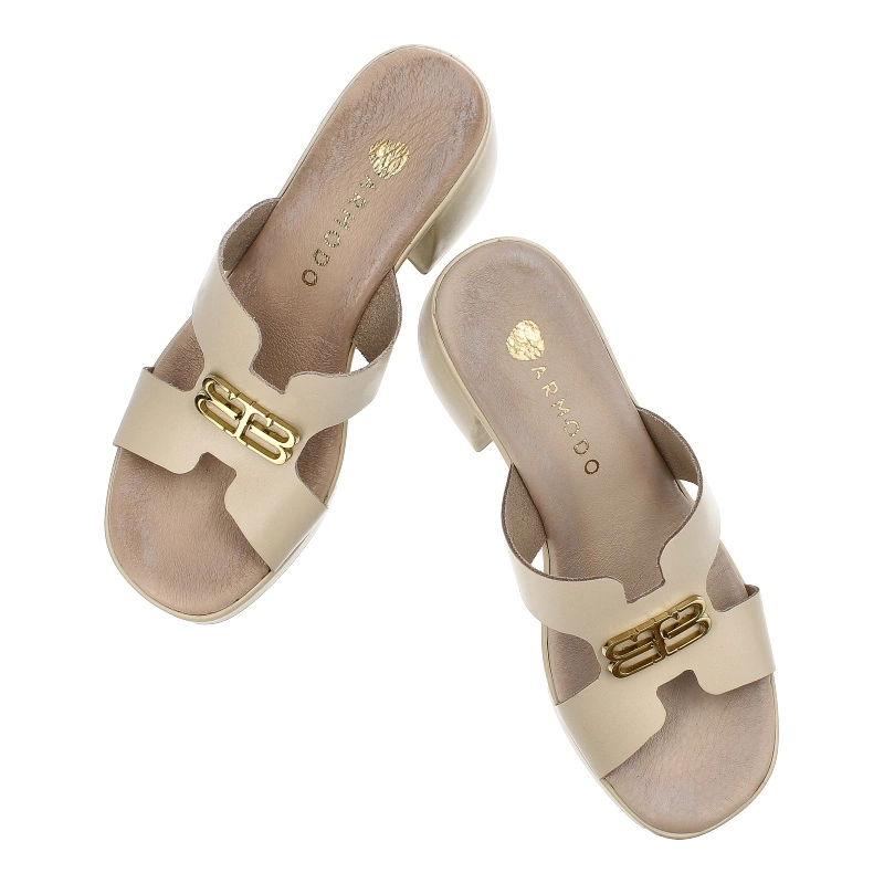 Šľapky Armodo - 40419 Bf.Beż+Zł