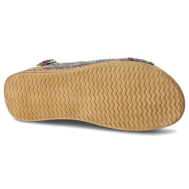 Sandále Pollonus - 5-1641-005 Kwiaty DR