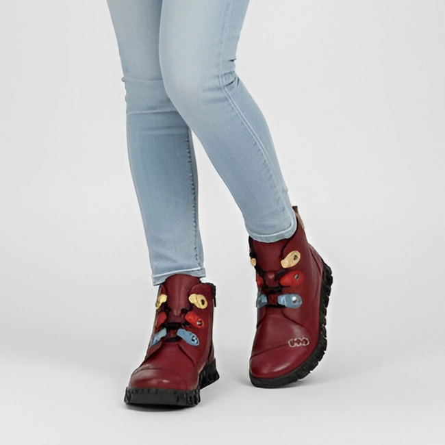 Členkové Topánky ARMODO - 2352 Bordowy 3300/ZCN