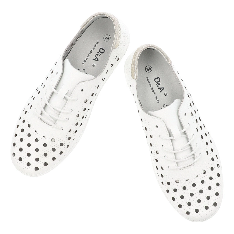 Poltopánky S.BARSKI - LR51-644 White/Gold