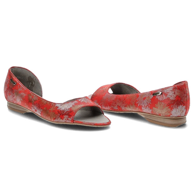 Poltopánky Maciejka - 00554-38/00-5 Czerwone Kwiaty