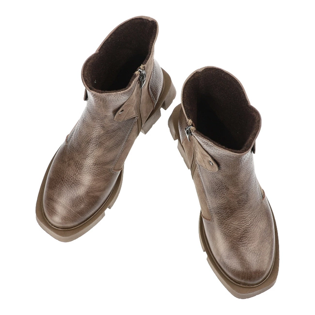 Členkové Topánky Armodo - 2051/AD Beż-DL+NB