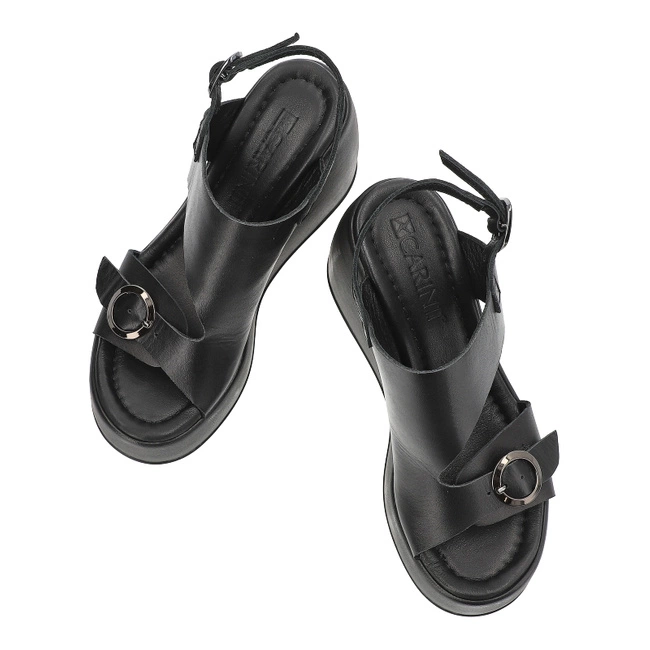 Sandále Carinii - B6441_-353-000-000-000 Czarny