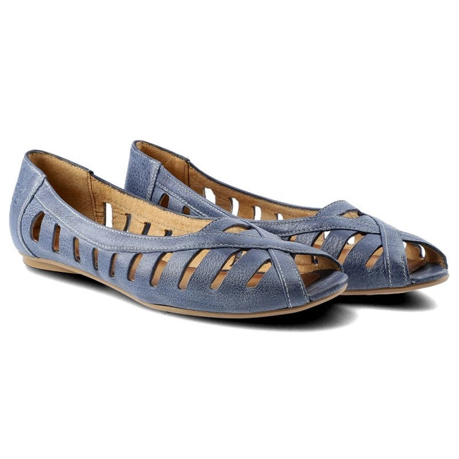 Baleríny Maciejka - 04506-17/00-5 Granat Na Jeans