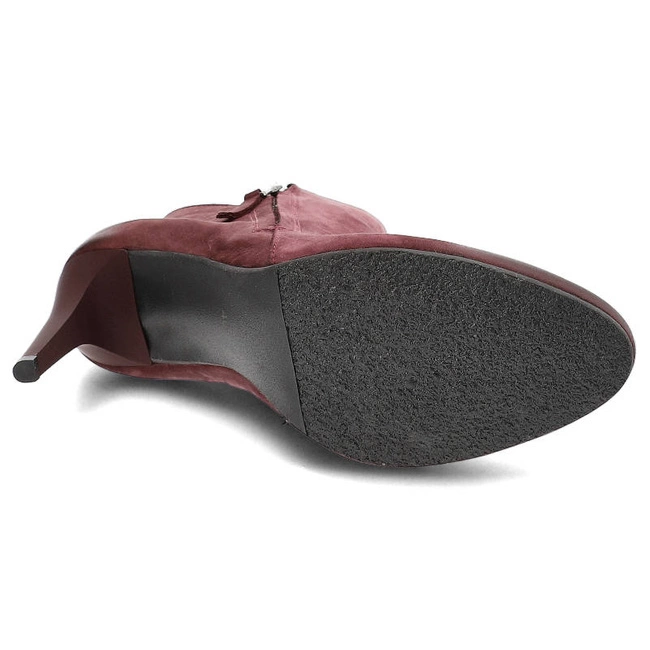 Členkové Topánky Carinii - B3714_-B73-000-PSK-A92 Bordowy