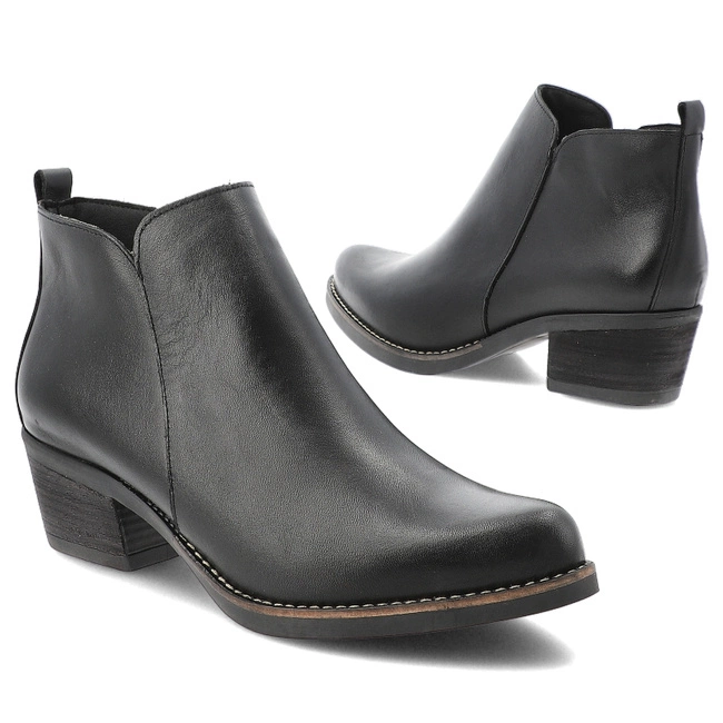 Kovbojky HEE - 25773 Autolucido Negro