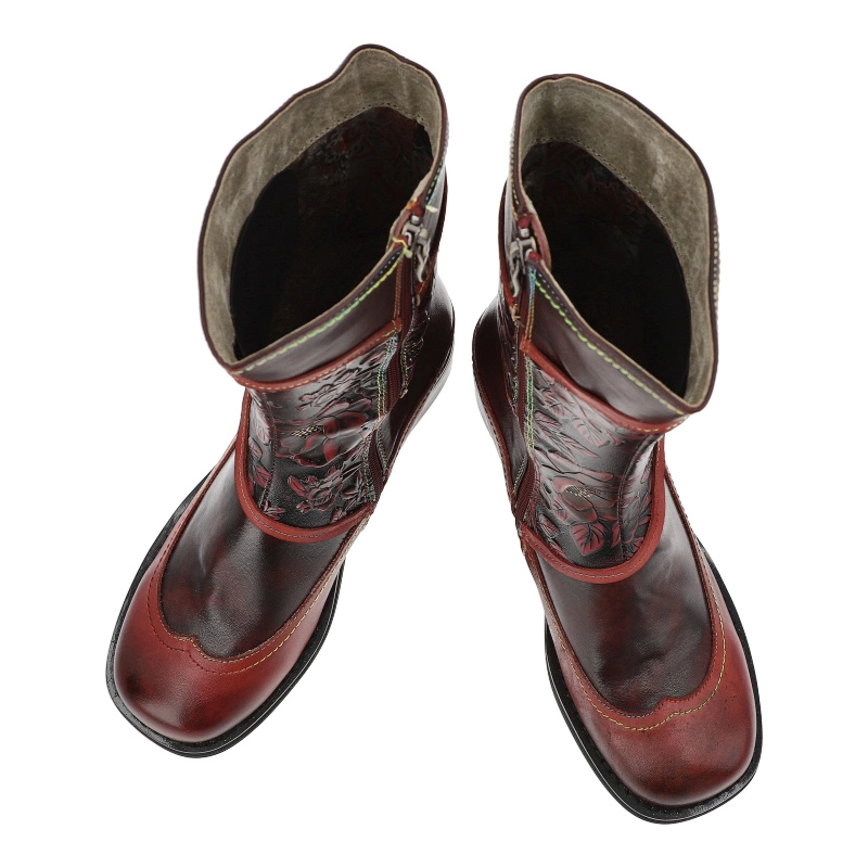 Čižmy LAURA VITA - Ihclemo 12 SO2014-2 Rouge